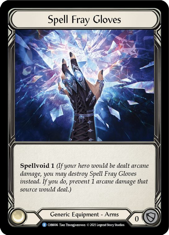 Spell Fray Gloves [CHN006] (Monarch Chane Blitz Deck) | Webway Games
