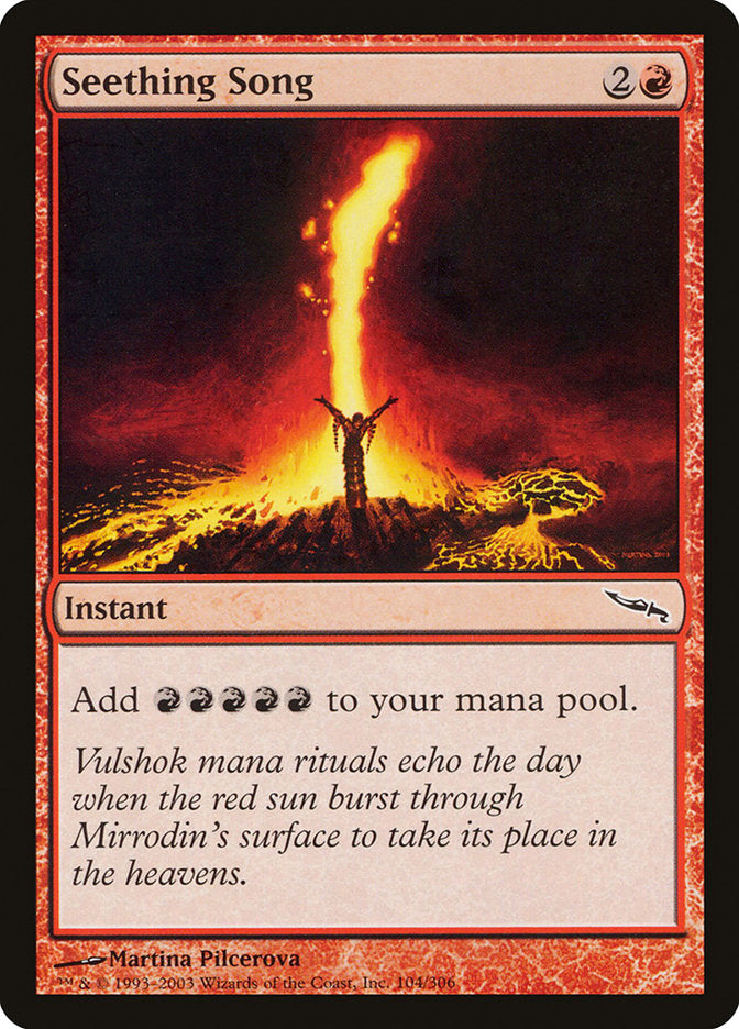 Seething Song [Mirrodin] | Webway Games
