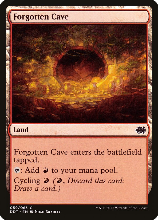 Forgotten Cave [Duel Decks: Merfolk vs. Goblins] | Webway Games