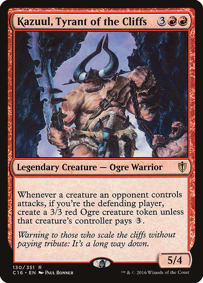 Kazuul, Tyrant of the Cliffs [Commander 2016] | Webway Games