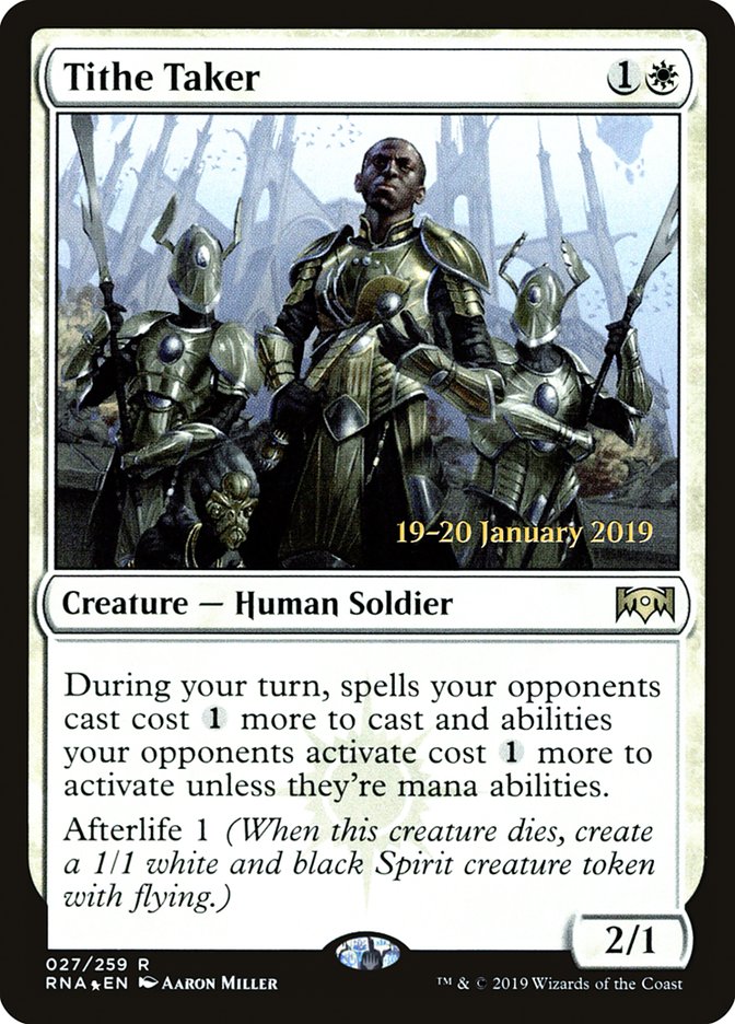 Tithe Taker [Ravnica Allegiance Prerelease Promos] | Webway Games