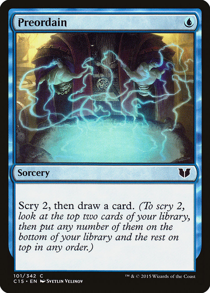 Preordain [Commander 2015] | Webway Games