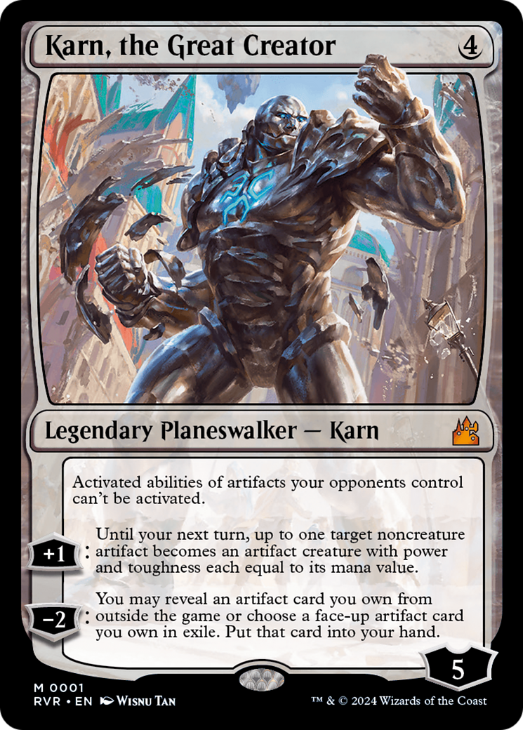 Karn, the Great Creator [Ravnica Remastered] | Webway Games