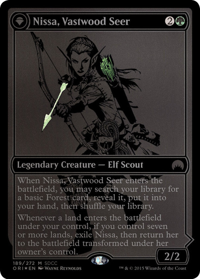 Nissa, Vastwood Seer // Nissa, Sage Animist [San Diego Comic-Con 2015] | Webway Games