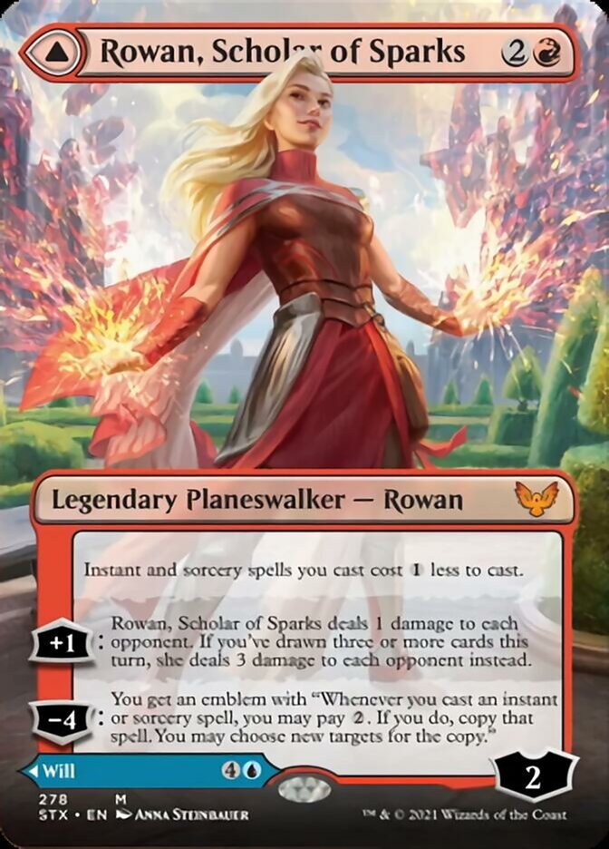 Rowan, Scholar of Sparks // Will, Scholar of Frost (Extended) [Strixhaven: School of Mages] | Webway Games
