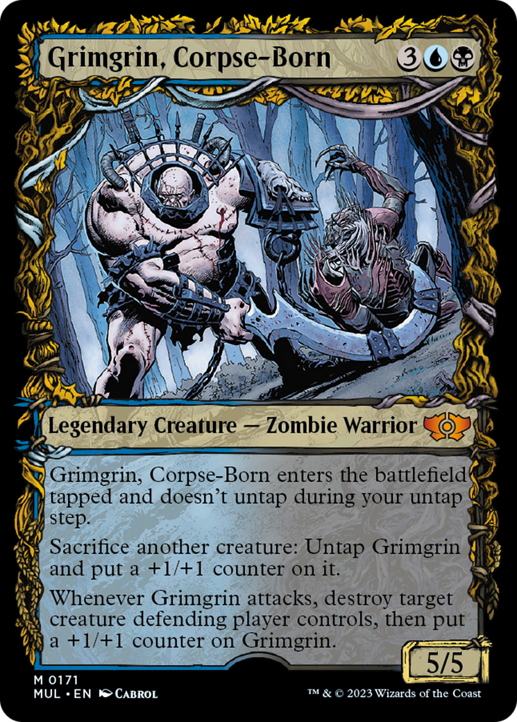 Grimgrin, Corpse-Born (Halo Foil) [Multiverse Legends] | Webway Games