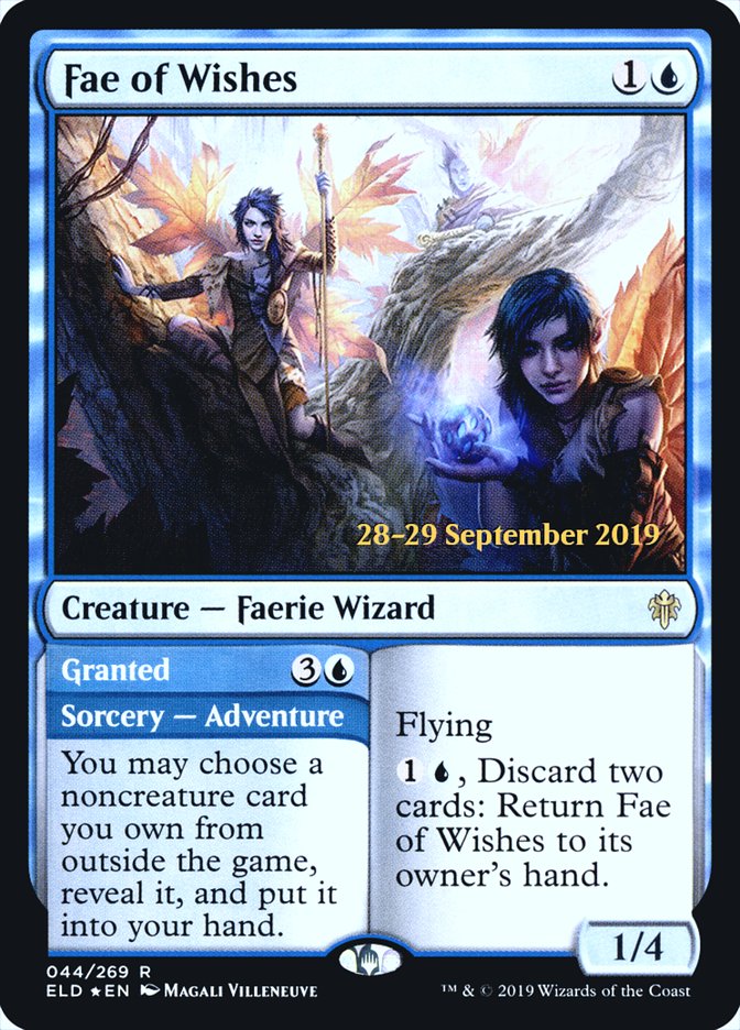 Fae of Wishes // Granted  [Throne of Eldraine Prerelease Promos] | Webway Games