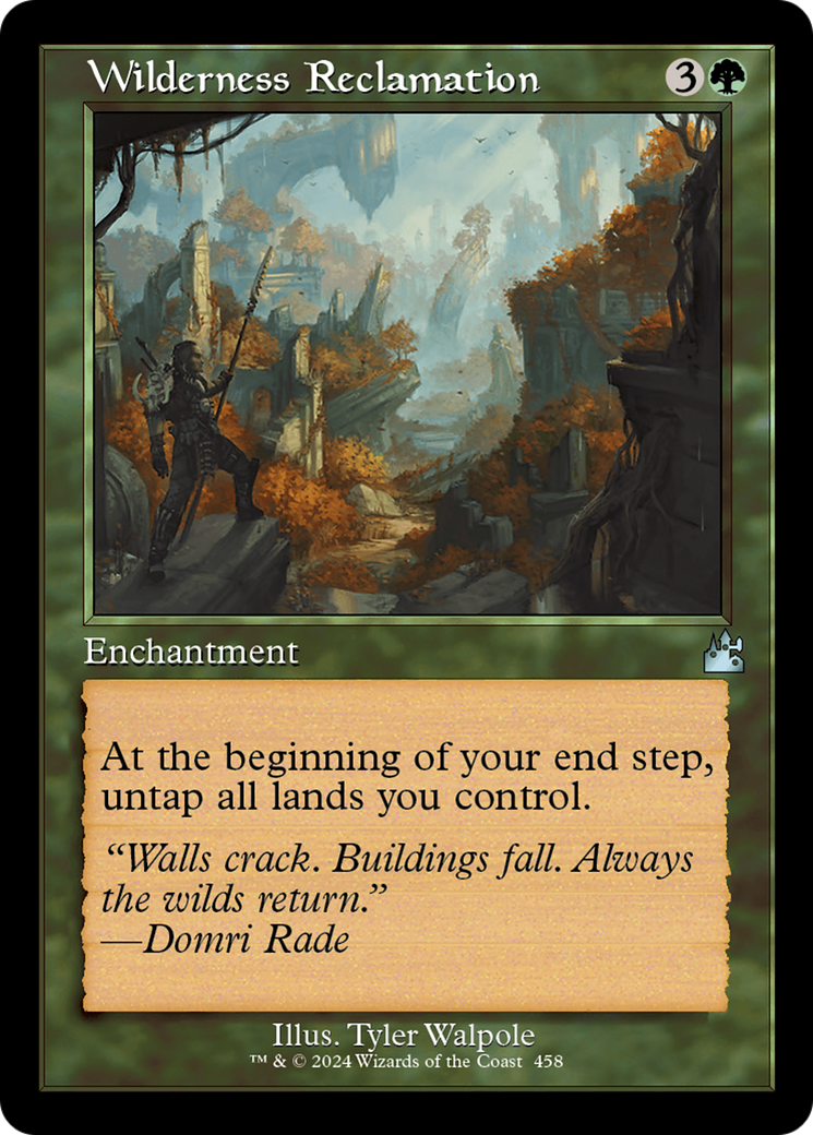 Wilderness Reclamation [Ravnica Remastered] | Webway Games