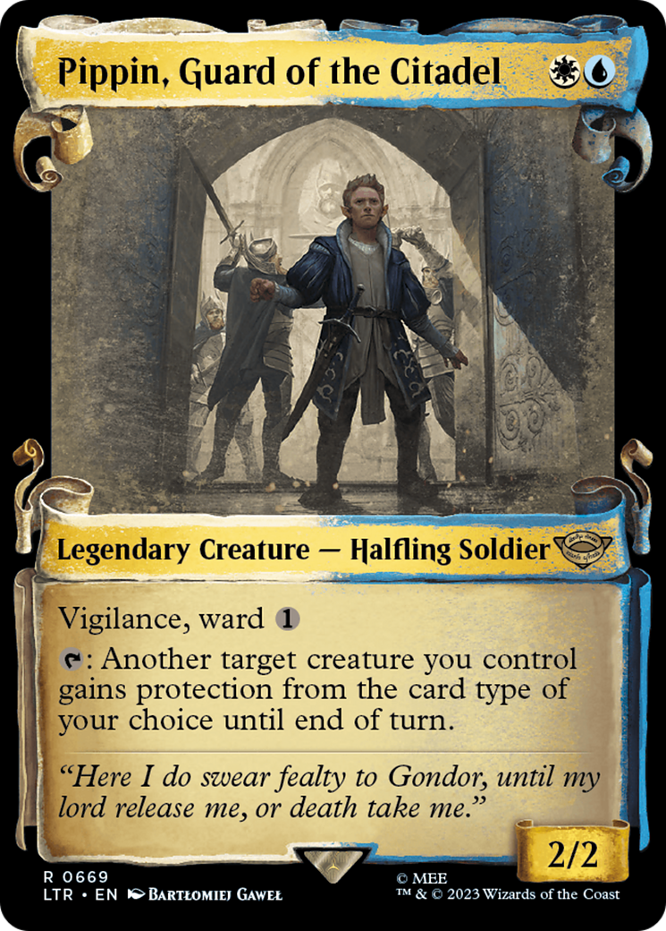 Pippin, Guard of the Citadel [The Lord of the Rings: Tales of Middle-Earth Showcase Scrolls] | Webway Games