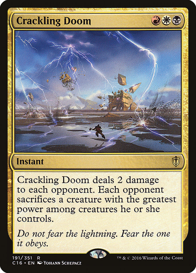 Crackling Doom [Commander 2016] | Webway Games