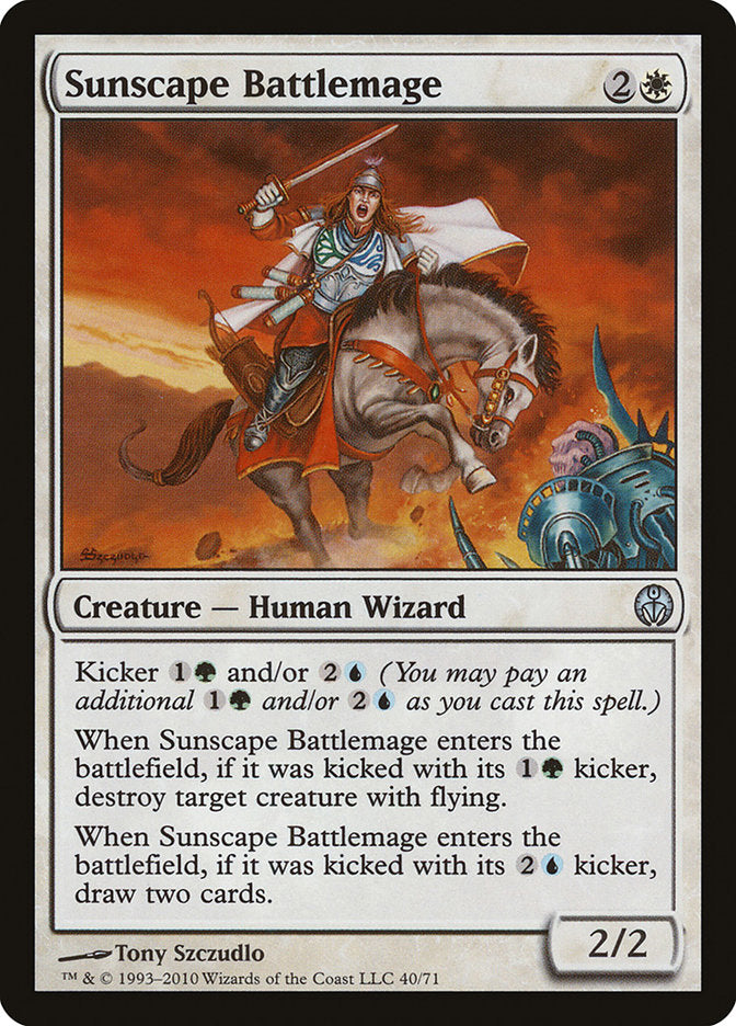 Sunscape Battlemage [Duel Decks: Phyrexia vs. the Coalition] | Webway Games