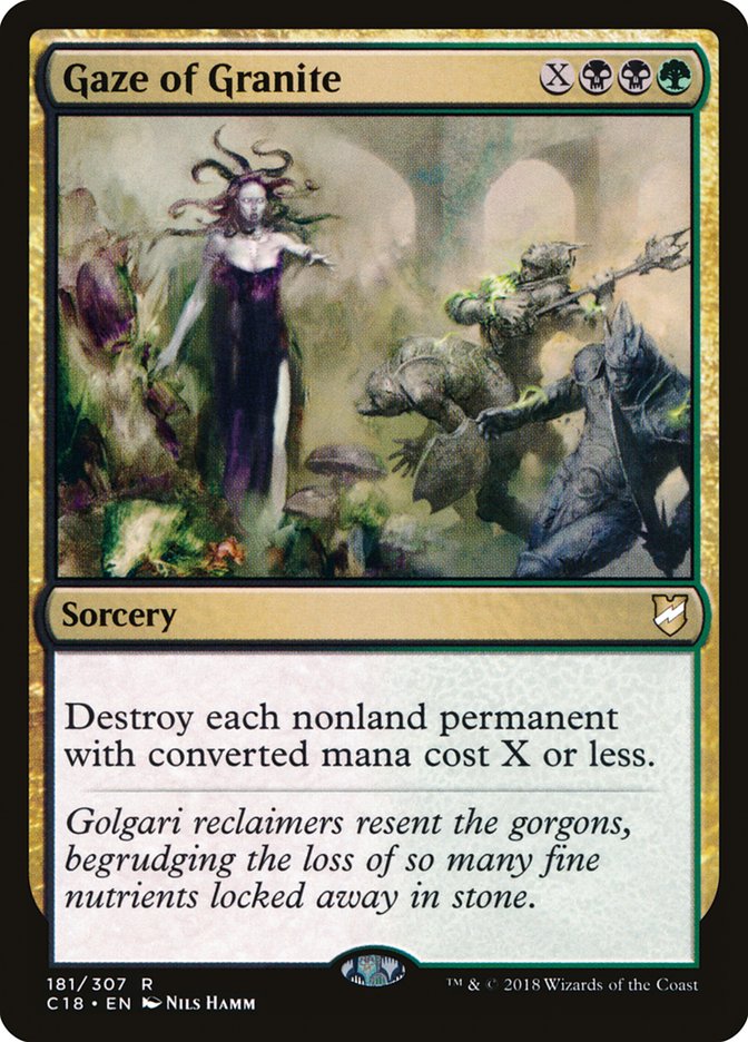 Gaze of Granite [Commander 2018] | Webway Games