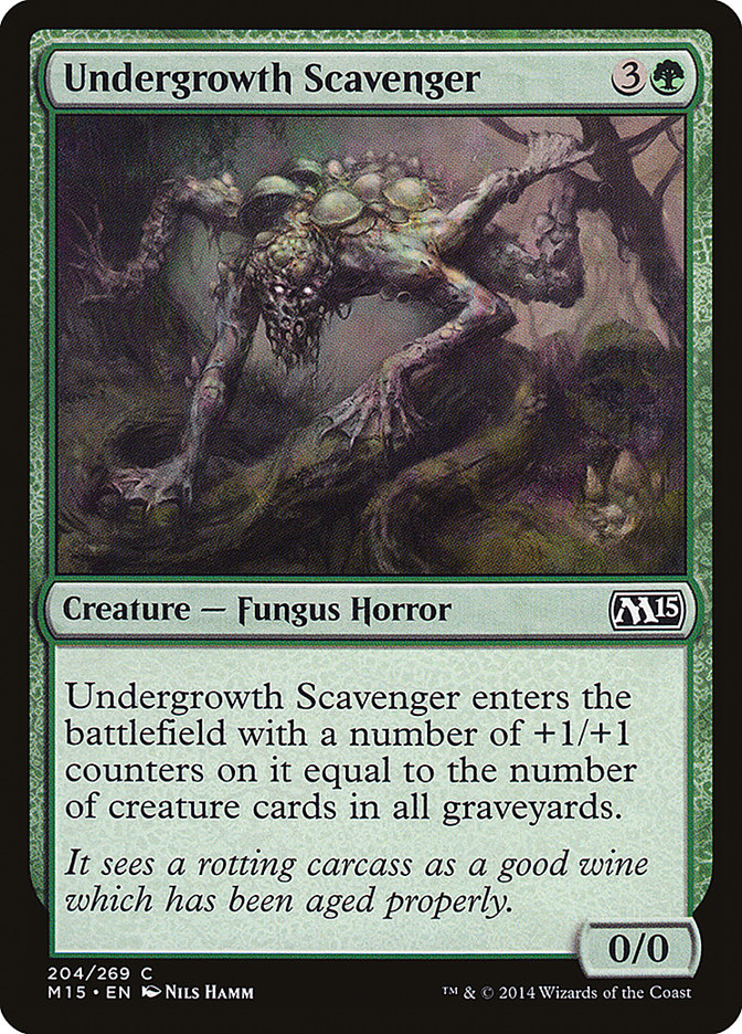 Undergrowth Scavenger [Magic 2015] | Webway Games