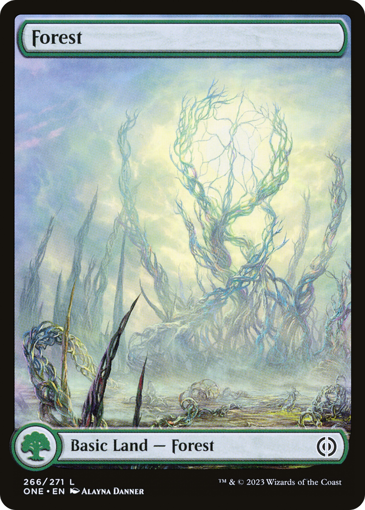 Forest (266) (Full-Art) [Phyrexia: All Will Be One] | Webway Games
