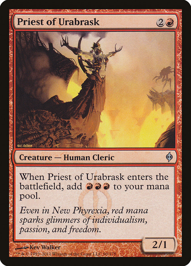 Priest of Urabrask [New Phyrexia] | Webway Games