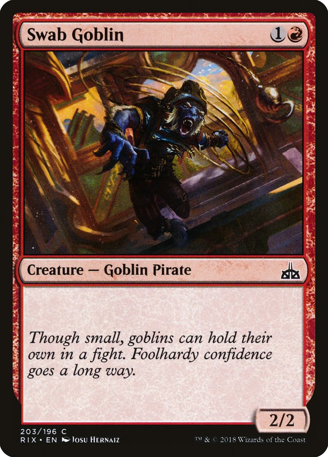 Swab Goblin [Rivals of Ixalan] | Webway Games