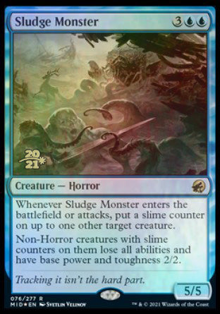Sludge Monster [Innistrad: Midnight Hunt Prerelease Promos] | Webway Games
