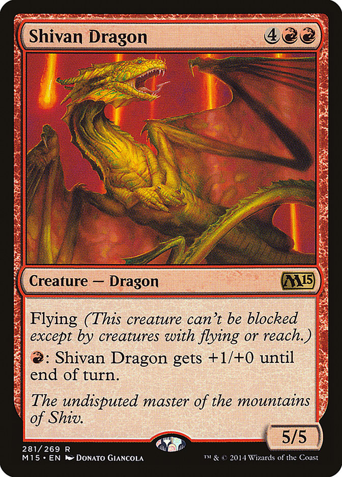 Shivan Dragon [Magic 2015] | Webway Games