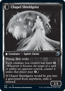 Chaplain of Alms // Chapel Shieldgeist [Innistrad: Double Feature] | Webway Games