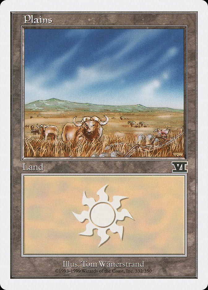 Plains (#332) [Classic Sixth Edition] | Webway Games