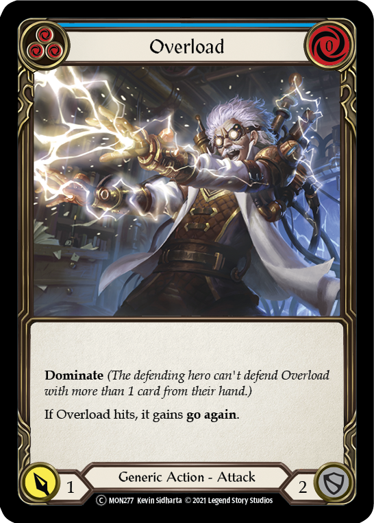 Overload (Blue) [U-MON277] Unlimited Normal | Webway Games