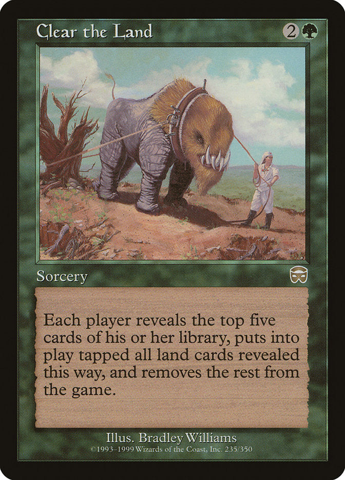 Clear the Land [Mercadian Masques] | Webway Games