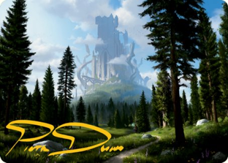 Forest (278) Art Card (Gold-Stamped Signature) [Dungeons & Dragons: Adventures in the Forgotten Realms Art Series] | Webway Games