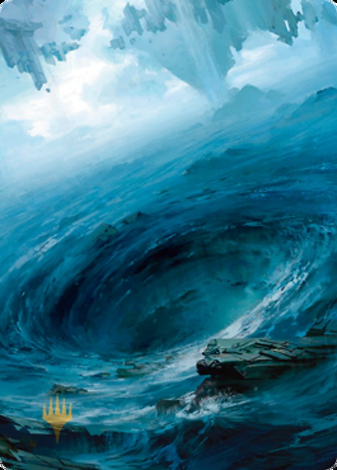 Island 3 Art Card (Gold-Stamped Signature) [Zendikar Rising Art Series] | Webway Games