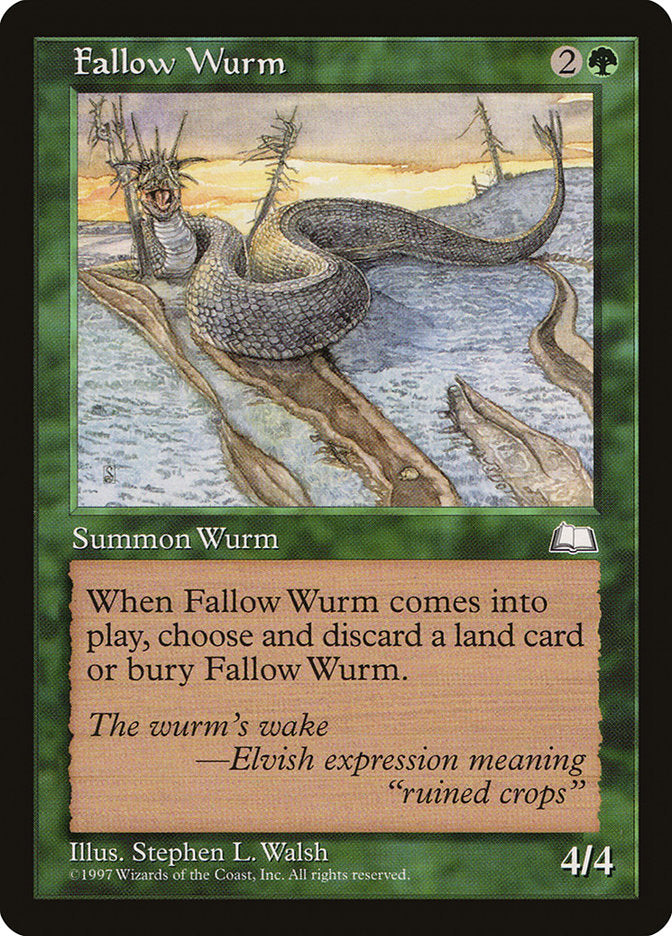 Fallow Wurm [Weatherlight] | Webway Games