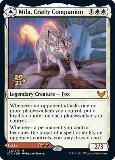 Mila, Crafty Companion // Lukka, Wayward Bonder [Strixhaven: School of Mages Prerelease Promos] | Webway Games