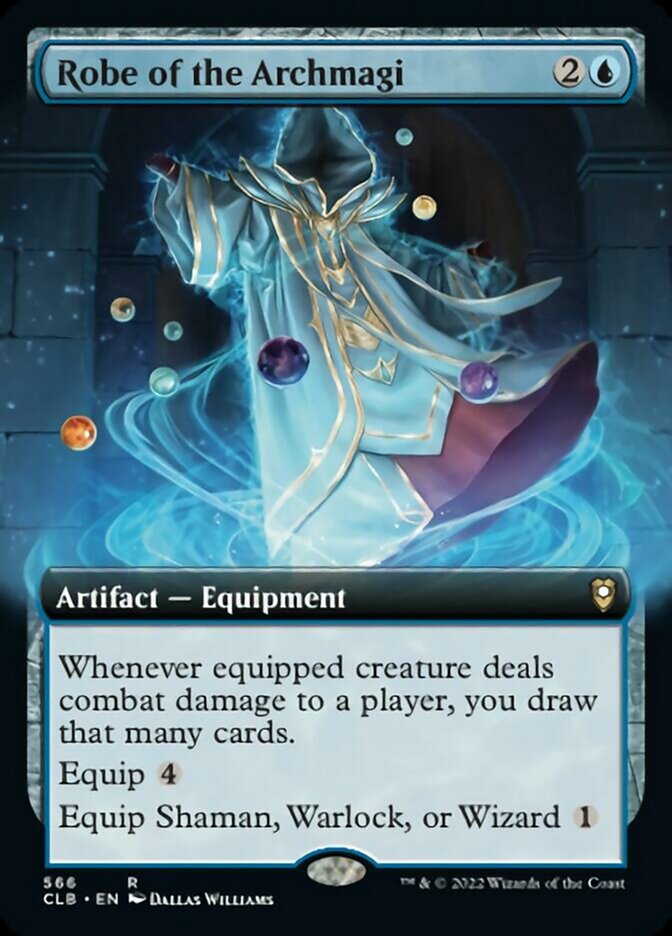 Robe of the Archmagi (Extended Art) [Commander Legends: Battle for Baldur's Gate] | Webway Games