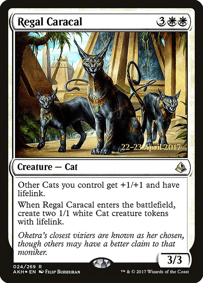 Regal Caracal  (Prerelease) [Amonkhet Prerelease Promos] | Webway Games