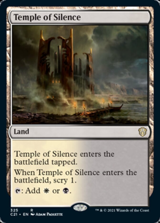 Temple of Silence [Commander 2021] | Webway Games