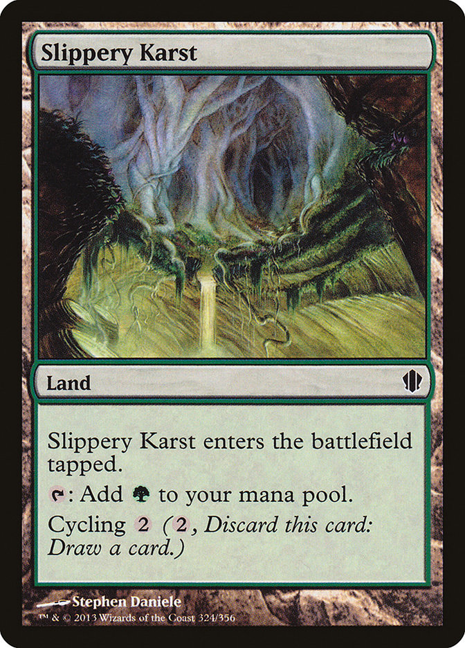 Slippery Karst [Commander 2013] | Webway Games