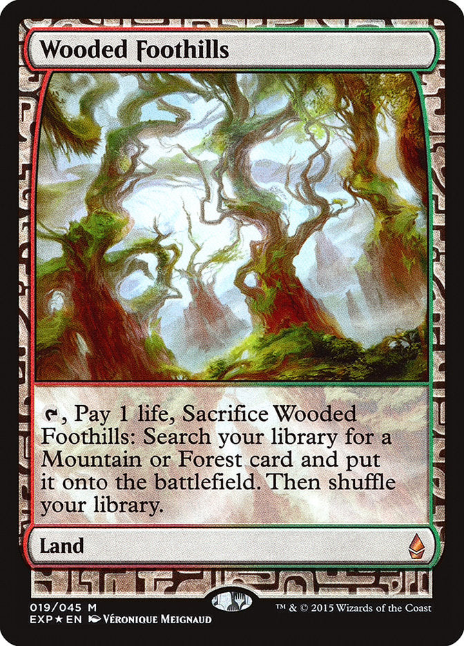 Wooded Foothills [Zendikar Expeditions] | Webway Games