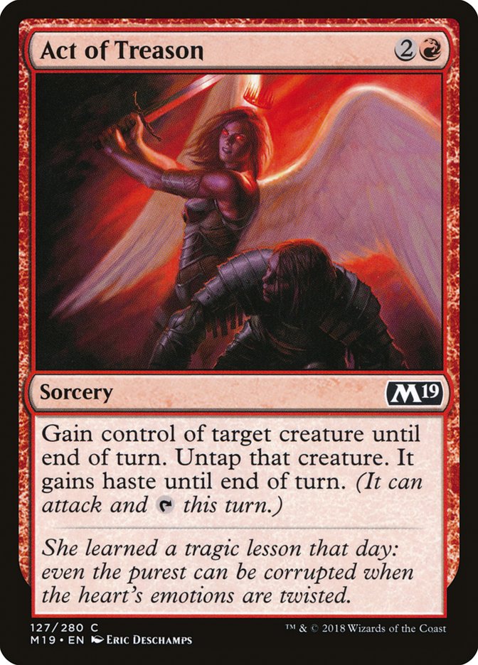 Act of Treason [Core Set 2019] | Webway Games