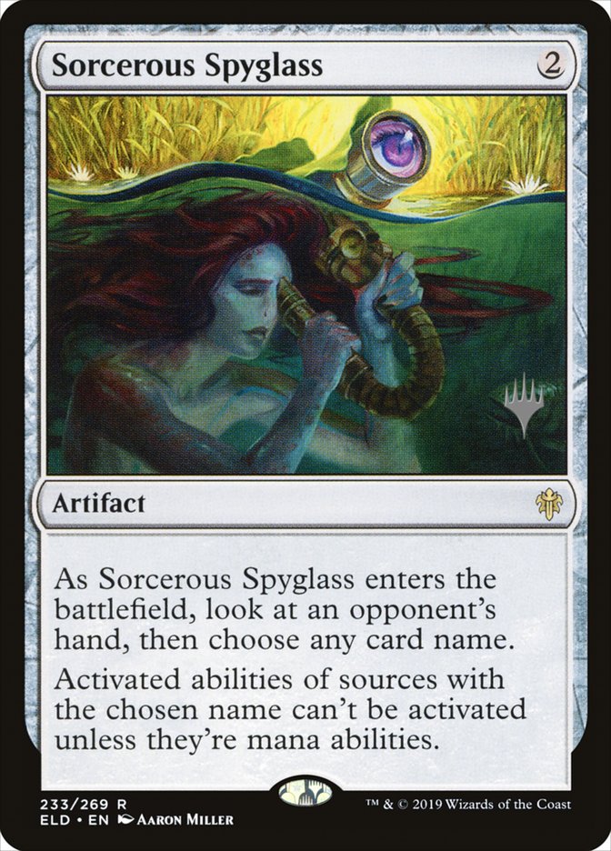 Sorcerous Spyglass (Promo Pack) [Throne of Eldraine Promos] | Webway Games
