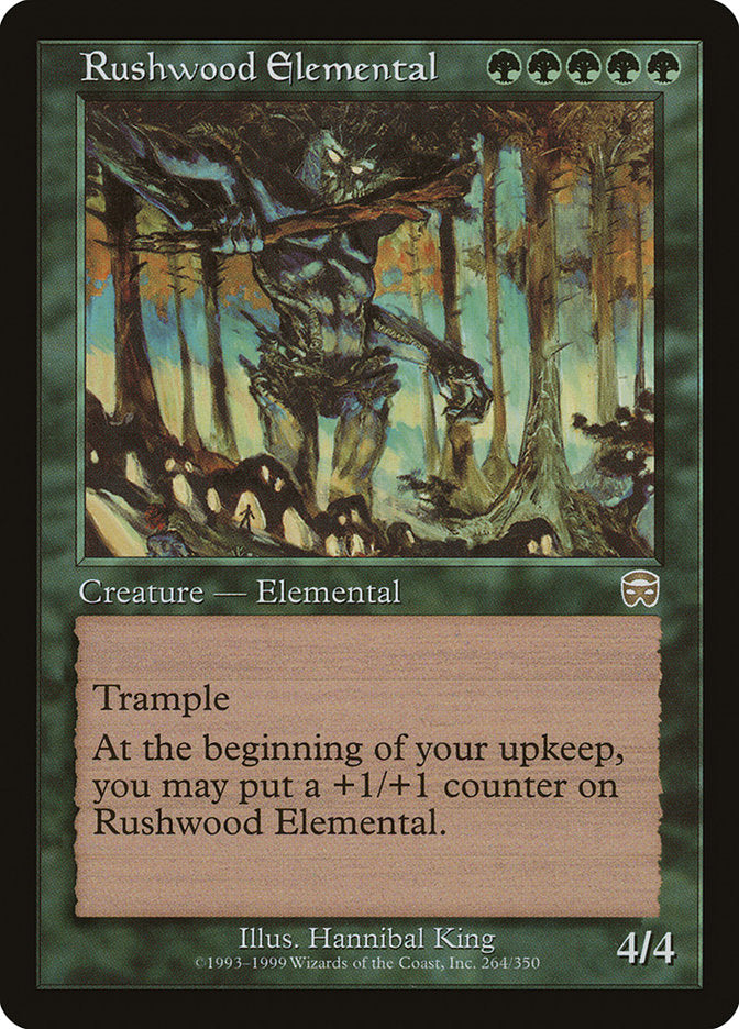 Rushwood Elemental [Mercadian Masques] | Webway Games