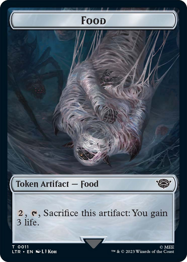 Food (11) // Smaug Double-Sided Token [The Lord of the Rings: Tales of Middle-Earth Tokens] | Webway Games