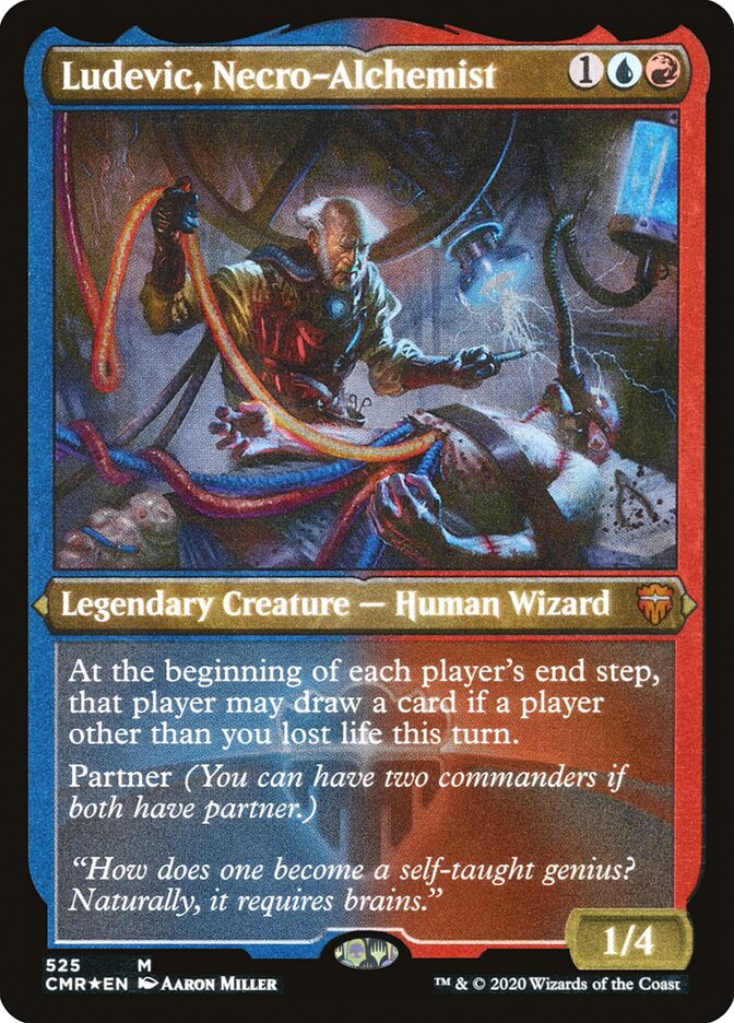 Ludevic, Necro-Alchemist [Commander Legends Etched] | Webway Games