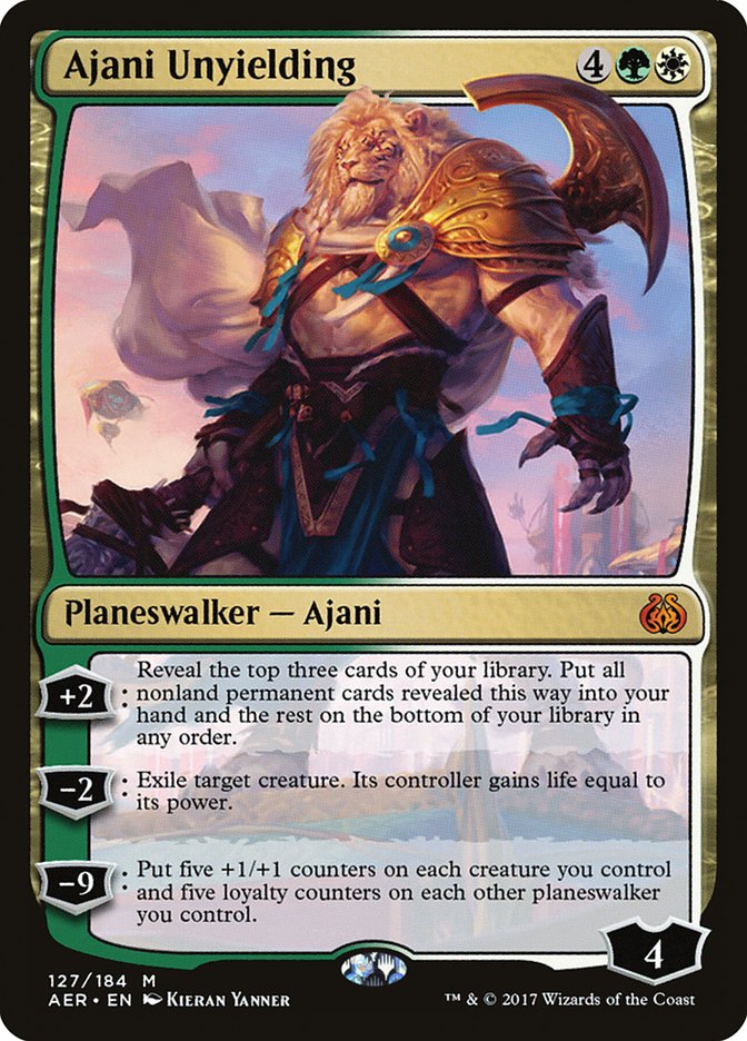 Ajani Unyielding [Aether Revolt] | Webway Games