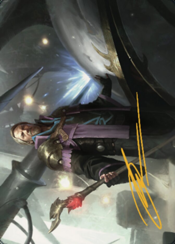 Urza, Prince of Kroog Art Card (Gold-Stamped Signature) [The Brothers' War Art Series] | Webway Games