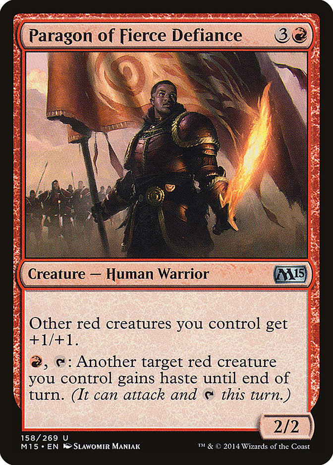 Paragon of Fierce Defiance [Magic 2015] | Webway Games