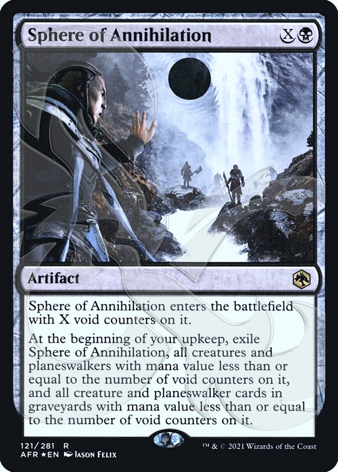 Sphere of Annihilation (Ampersand Promo) [Dungeons & Dragons: Adventures in the Forgotten Realms Promos] | Webway Games