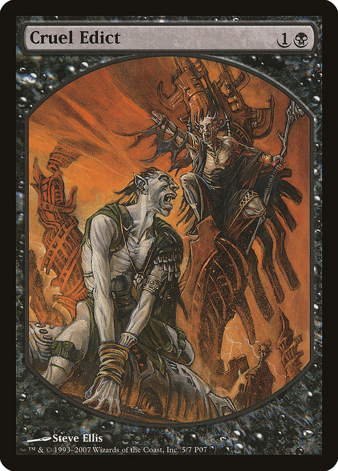 Cruel Edict [Magic Player Rewards 2007] | Webway Games