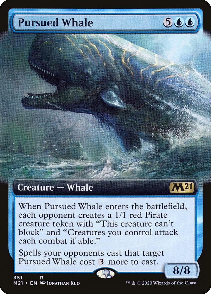 Pursued Whale (Extended Art) [Core Set 2021] | Webway Games