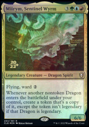 Miirym, Sentinel Wyrm [Commander Legends: Battle for Baldur's Gate Prerelease Promos] | Webway Games
