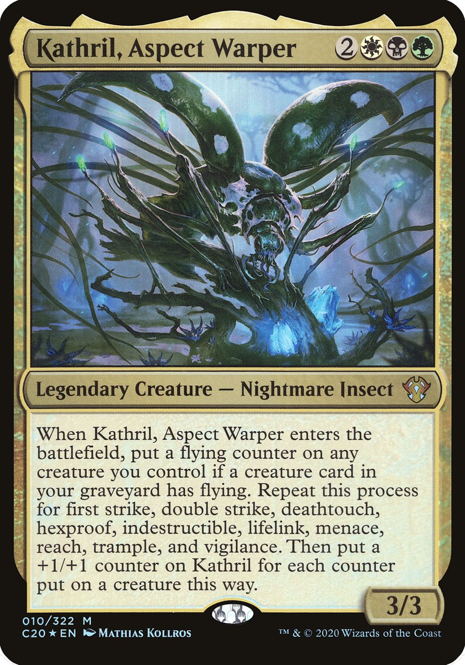 Kathril, Aspect Warper (Commander 2020) [Oversize Cards] | Webway Games