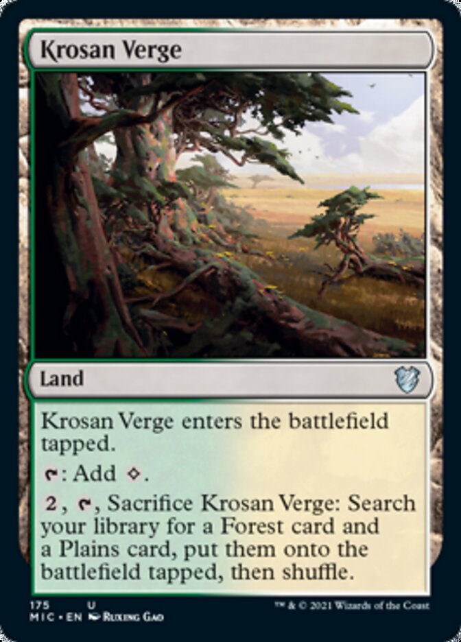 Krosan Verge [Innistrad: Midnight Hunt Commander] | Webway Games