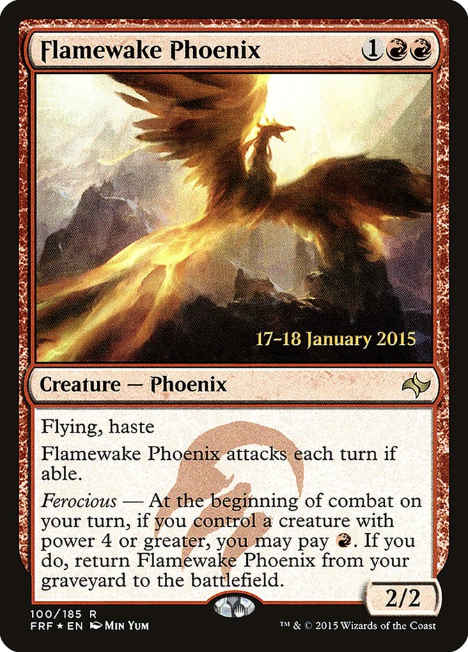 Flamewake Phoenix  (Prerelease) [Fate Reforged Prerelease Promos] | Webway Games